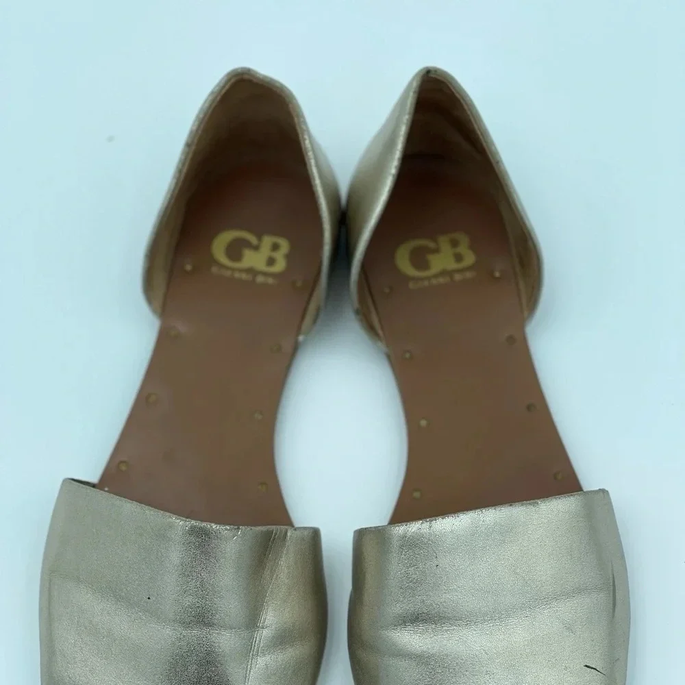 Gianni Bini Women's Gold Slide Sandals Size 9M - Pool Party Collection - Picture 3 of 7